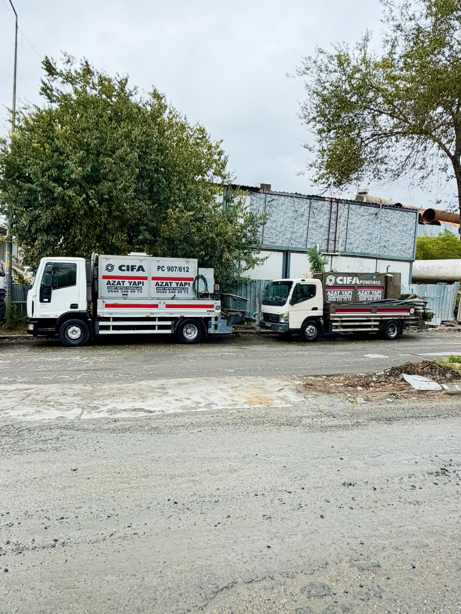 Azat Yapı Sabit Beton Pompası Proje 1
