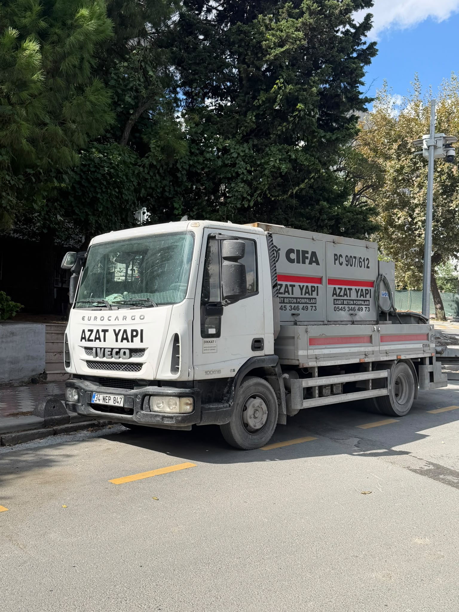 Azat Yapı Sabit Beton Pompası Proje 3