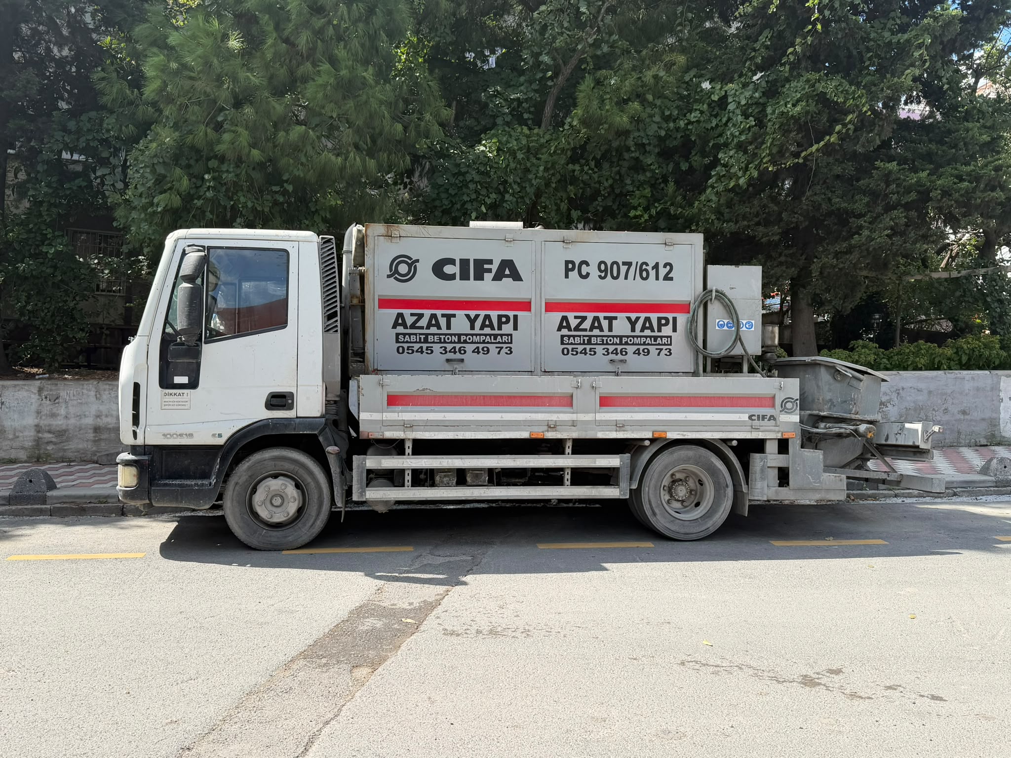 Azat Yapı Sabit Beton Pompası Proje 4